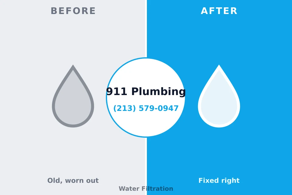 Before and after: plumbing company Treynor, IA